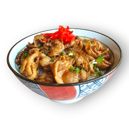 ข้าวหน้าหมูย่าง (ฟรีซุป)