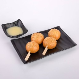 หมั่นโถทอด + นมข้น