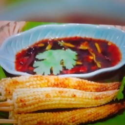 ชุด ข้าวโพดออ่อนย่าง (3ไม้)