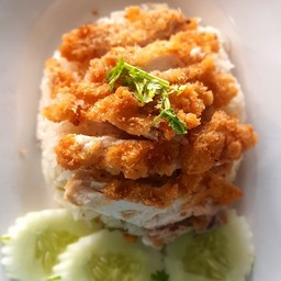 ข้าวมันไก่ทอด