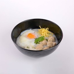 โจ๊กหมู ไข่ลวก