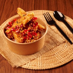 คั่วพริกเกลือราดข้าว