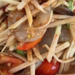 ตำกุ้งสด
