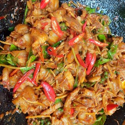 ผัดเผ็ดหมูป่า