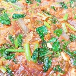 แกงส้มผักรวมไข่ปลาสลิด