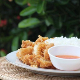 ข้าวไก่กรอบ