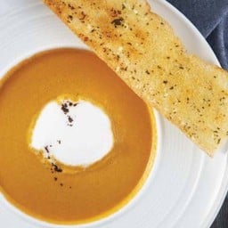 ซุปครีมกุ้งคาปูชิโน