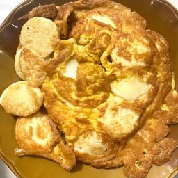 ไข่เจียวเต้าหู้ไข่เป็นกับ