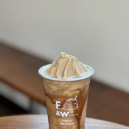 Caramel macchiato frappe