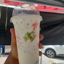 น้ำมะพร้าวนมสดปั่น