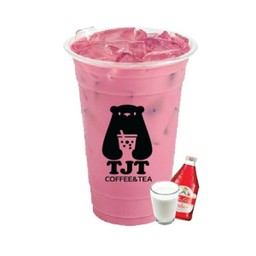 นมชมพูเย็น