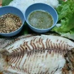 ปลานิลเผา