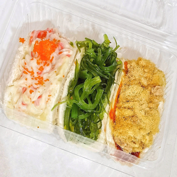 มินิ แซนด์วิชวงกลมหน้าล้น คละไส้