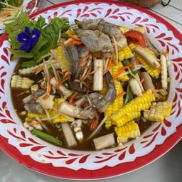 ตำยกทัพกุ้งสด