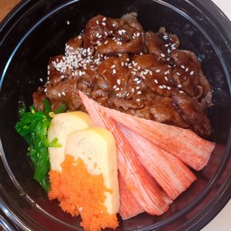 ข้าวหน้าเนื้อวากิว