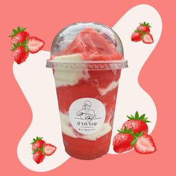 สตรอว์เบอร์รี่โยเกิร์ตปั่น