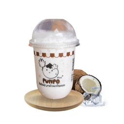 มะพร้าวเผานมสดเย็น