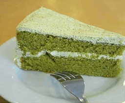 เค้กชาเขียวชิ้นละ