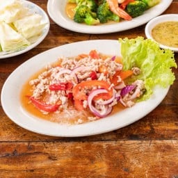 ยำวุ้นเส้นหมูสับ