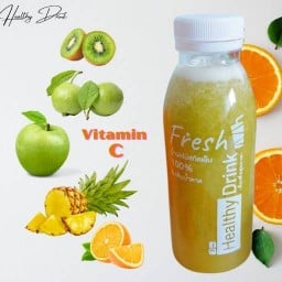 Healthy Drink กระท่อมน้อยกลางซอย (น้ำผลไม้สกัดเย็น 100%) กลางซอยอ่อนนุช17 สามแยกสวนหลวง