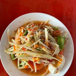 ส้มตำไทยไข่เค็ม