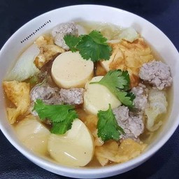 ต้มจืดเต้าหู้หมูสับไข่น้ำ