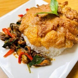 พริกเผาหอยแมลงภู่