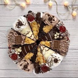 เค้กช็อกโกแลตคอมโบ ขนาด 3 ปอนด์