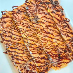 โรตีใส่ไข่+ช็อกโกแลต