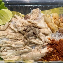 ป๊อกป๊อกบะหมี่ไก่ฉีก