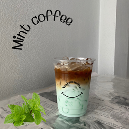 Mint coffee latte   (Iced)