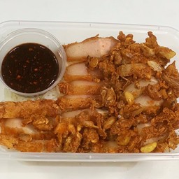 Fried Pork Belly With Rice