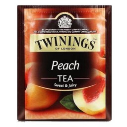 Glass : Peach tea