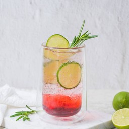 Lime Strawberry Sparkling