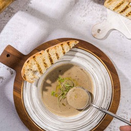 Truffle Mushroom Soup (V)