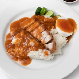 ข้าวหมูกรอบ