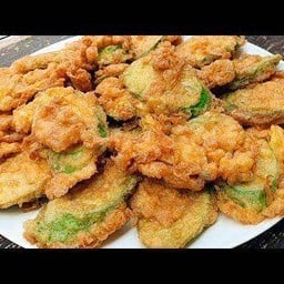 มะเขือยาวชุบแป้งทอด