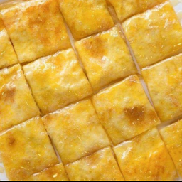 โรตีใส่ไข่+คาราเมล