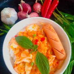 ข้าวไข่ขยี้ ขยี้ไข่ เด่นห้า