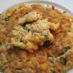 ไข่เจียวหมูสับต้นหอม