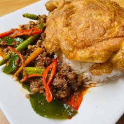 พริกแกงเนื้อสับ