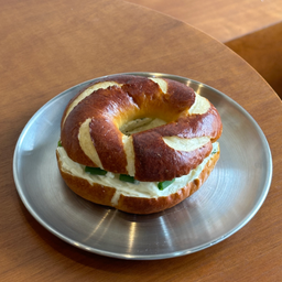 Onion Cream Cheese Pretzel