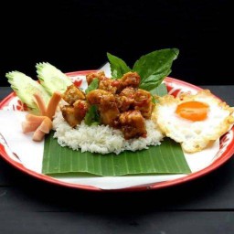 กระเพราหมูกรอบฟินๆ