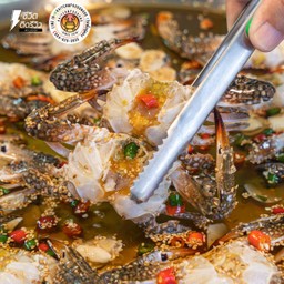 SET ปูม้าดองน้ำปลากวน(ใหญ่) 6 ตัว