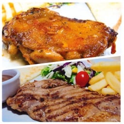 เนื้อริบอายโคขุน+ไก่สไปร์ซี่