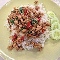 ผัดกะเพราหมูสับ