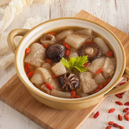 ซุปเยื่อไผ่เกี๊ยวกุ้ง