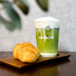 ชาเขียวลาเต้เย็น