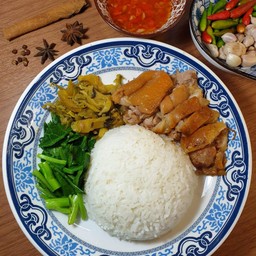 ข้าวขาหมูเนื้อ+หนัง
