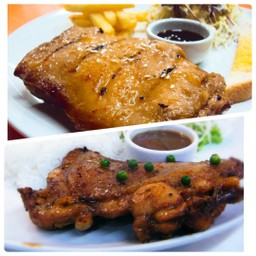 ไก่พริกไทยดำ+ไก่เทอริยากิ